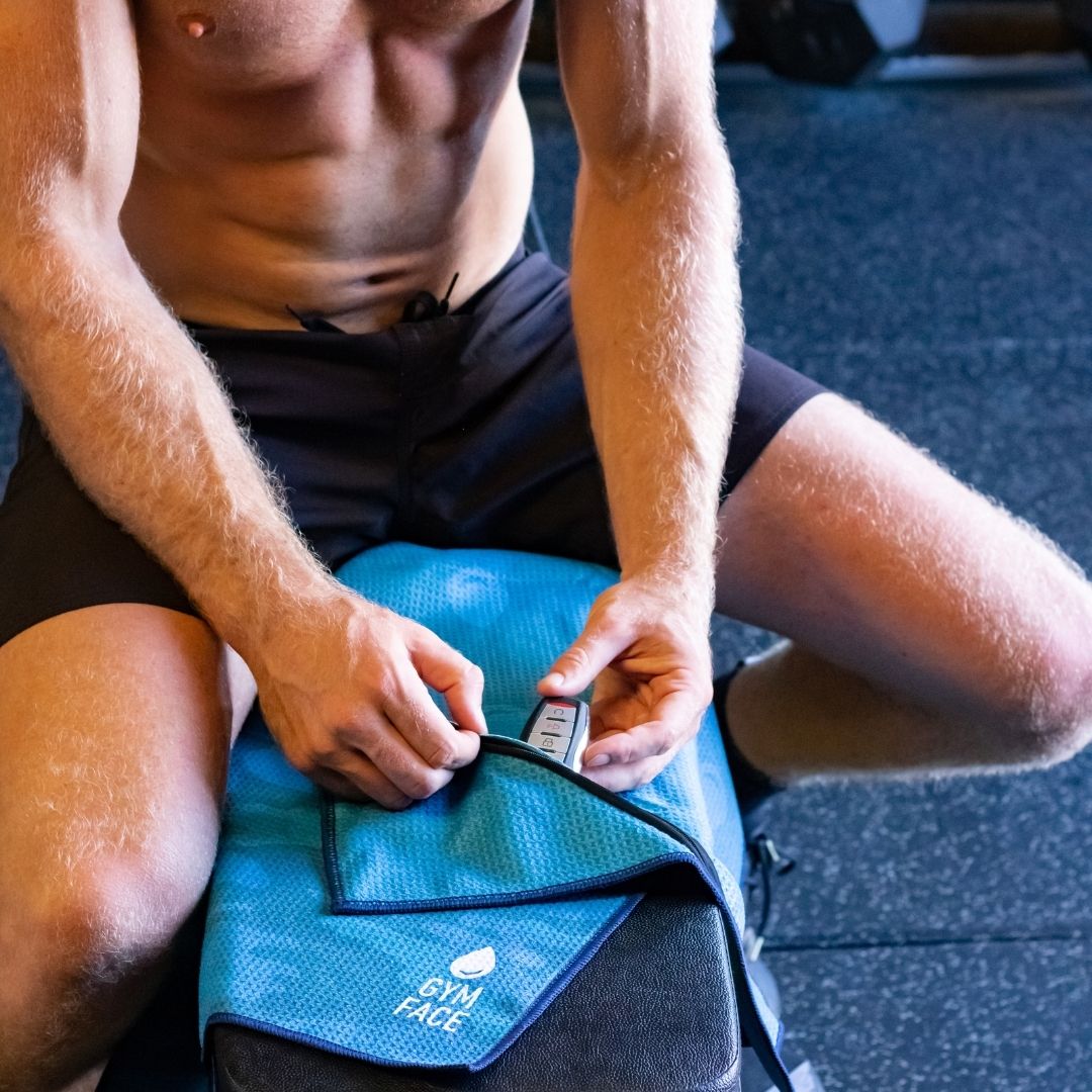 Blue Camo | Sustainable Gym Towel
