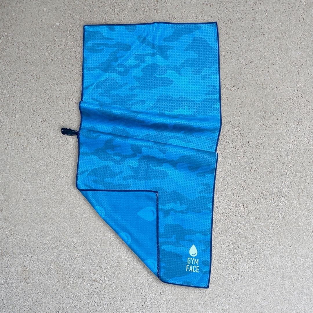Blue Camo | Sustainable Gym Towel