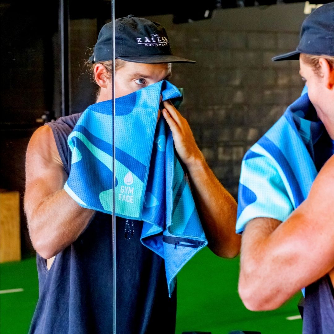 Green Marble | Sustainable Gym Towel