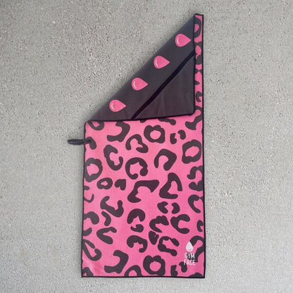 Pink Leopard | Sustainable Gym Towel