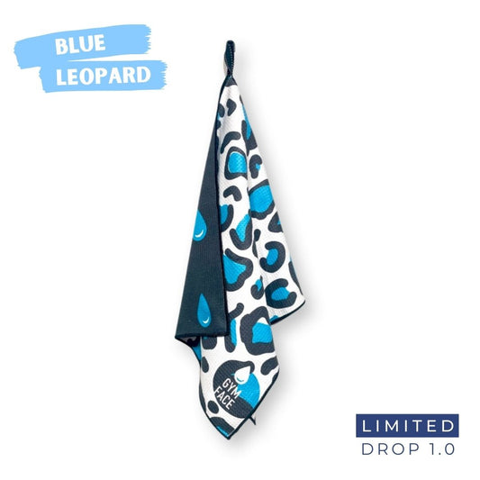 Blue Leopard | Sustainable Gym Towel
