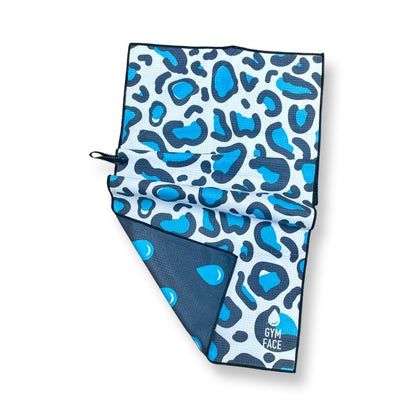 Blue Leopard | Sustainable Gym Towel