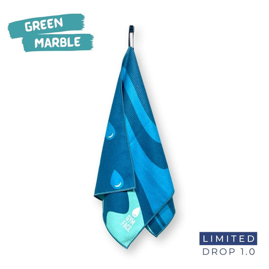 Green Marble | Sustainable Gym Towel