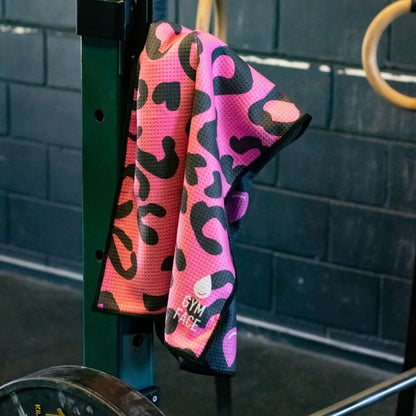 Pink Leopard | Sustainable Gym Towel