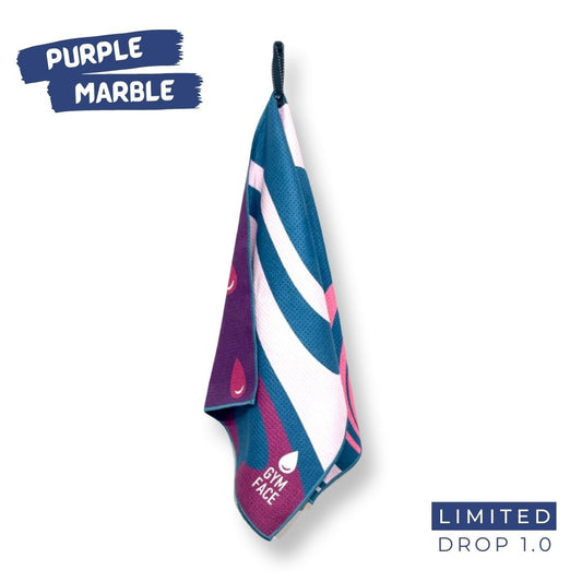 Purple Marble | Sustainable Gym Towel